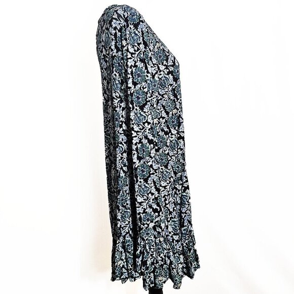 Free People Olivia Deep Sea Combo Mini Dress - Picture 3 of 5